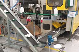 Esteira de Coleta de Rebarbas